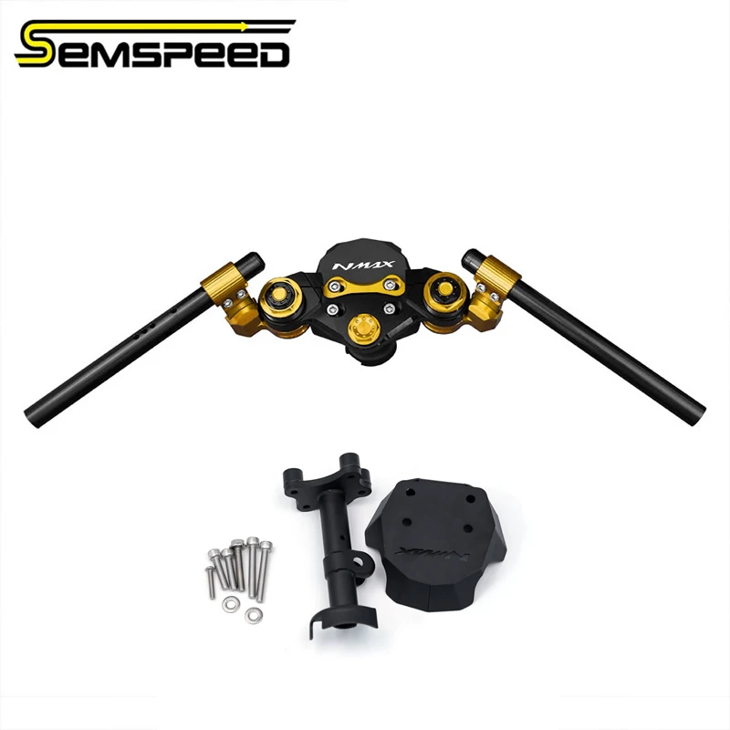 

SEMSPEED с ЧПУ, верхний зажим, зажим для вилки, трубчатый руль для Yamaha NMAX 125 155 22-25, ручки N-MAX 125 155 motocicleta