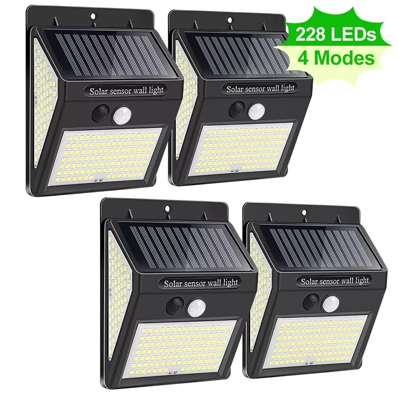 

144 LED Outdoor Solar Lights Waterproof Solar Led Light Outdoor Solar Lamp Sunlight With Motion Sensor For Garden Decoration