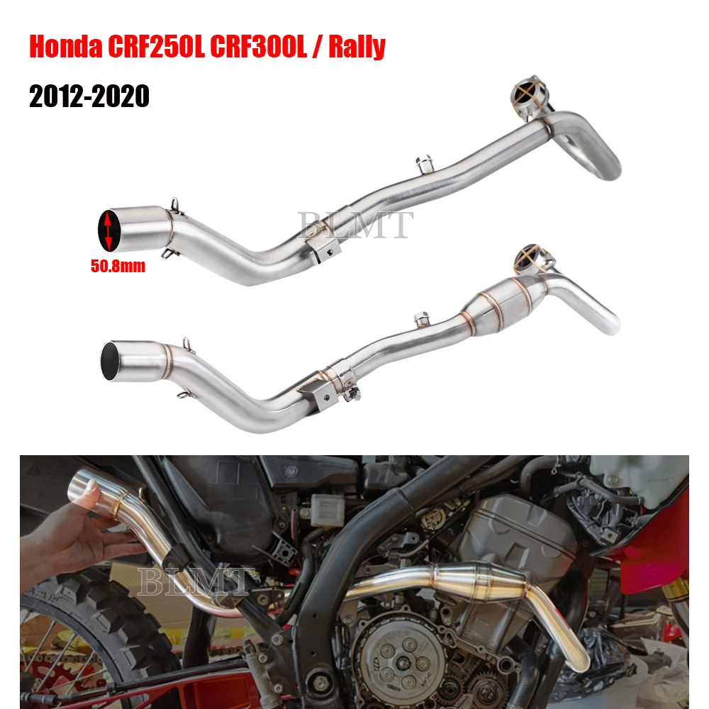 

Для Honda off-road CRF250L CRF300L / Rally мотоциклетная передняя модель выхлопной трубы 51 мм Глушитель от 2012 до 2020