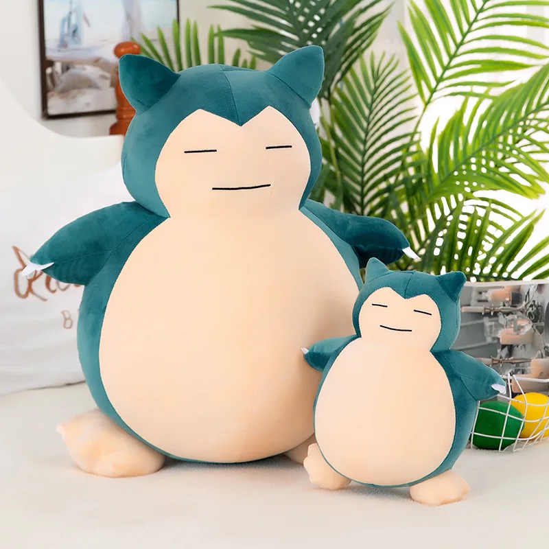 

60cm Cartoon Snorlax Plush Toys Anime Movie Pokémon New Rare Soft Stuffed Animal Game Doll For Christmas Gifts Doll Kids Gifts