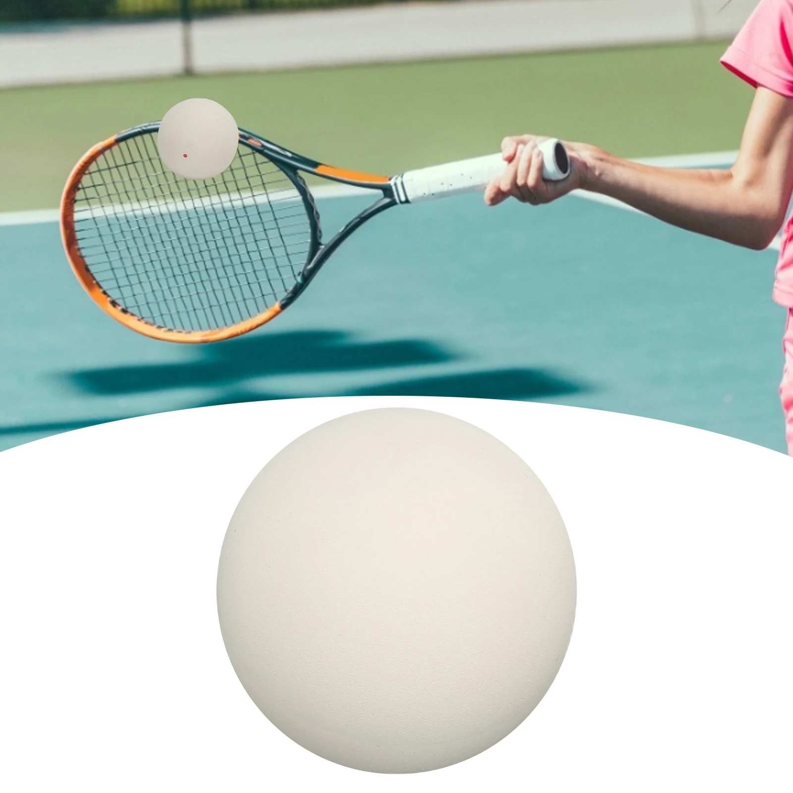 Уличный мягкий резиновый теннисный мяч прочный прыгающий теннис в красную точку