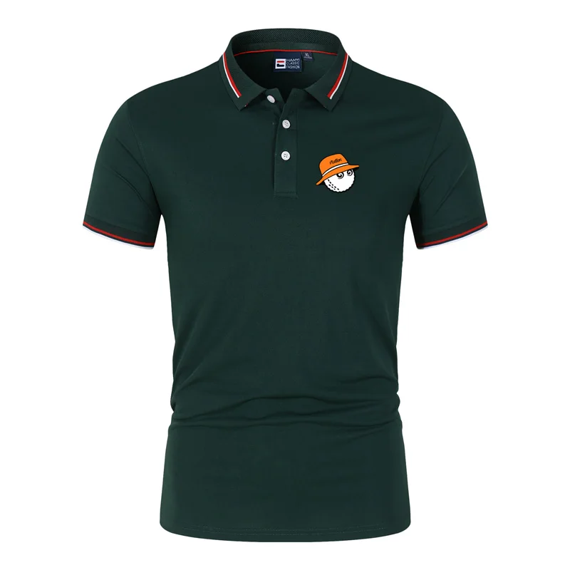 

Polo de Golf de manga corta para hombre, camiseta transpirable, camiseta informal de negocios, Verano