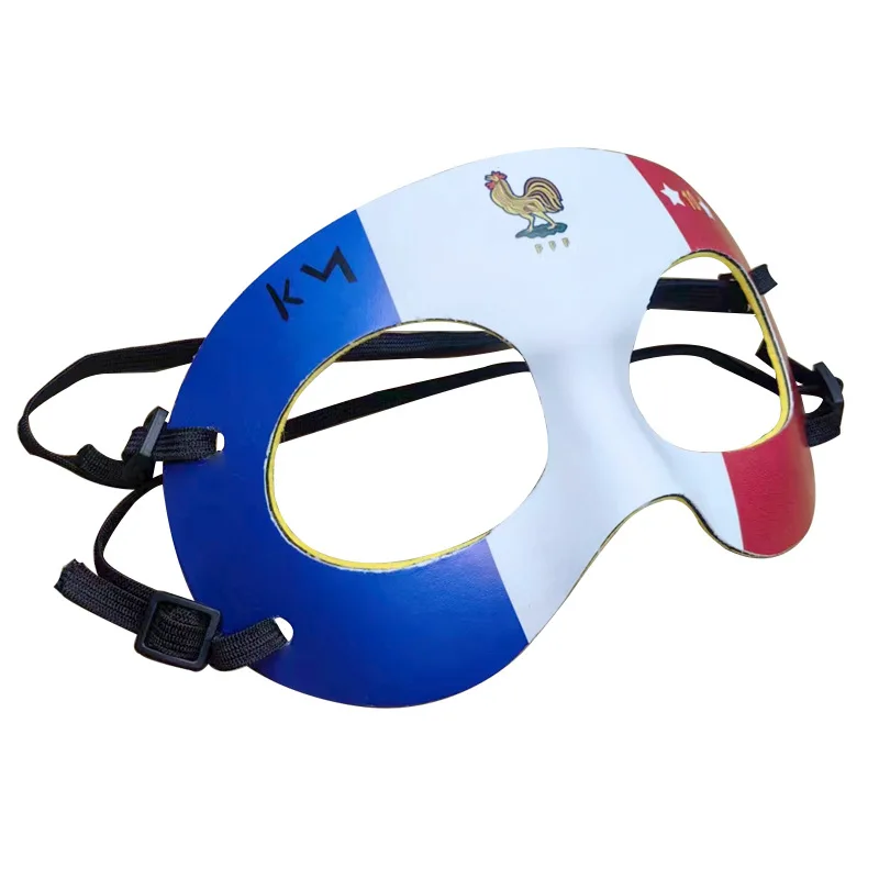Новинка 2024 имитация маски петуха Mbappe защита для футбола баскетбола спортивная от