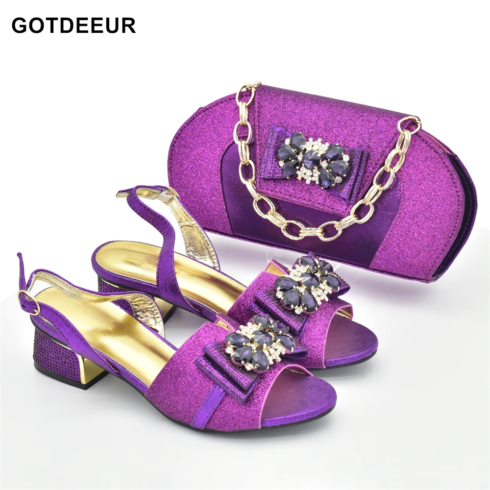 

Новейшие африканские туфли и сумки в комплекте со стандартной женской обувью, роскошная обувь для женщин 2023, дизайнерская Роскошная итальянская обувь с сумкой