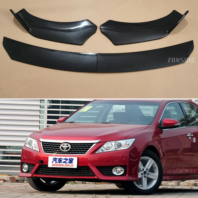 Для Toyota Camry 2008-2024 года передний бампер сплиттер для губ спойлер комплект кузова