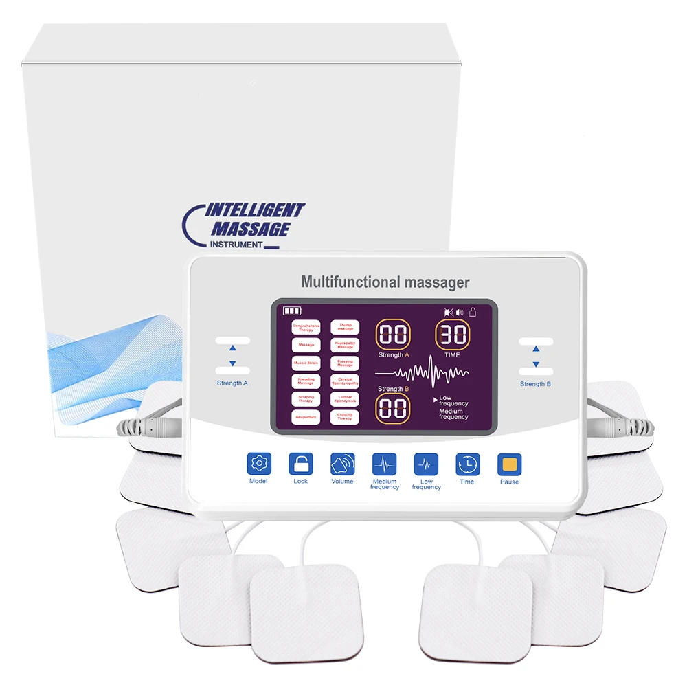 12-режимный аппарат TENS EMS стимулятор мышц низкочастотное терапевтическое