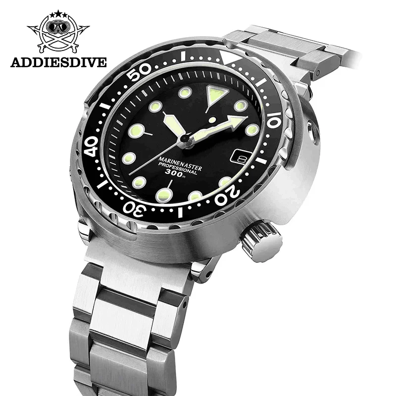 

ADDIESDIVE Man's Watch Sapphire crystal Ceramic Bezel 30bar Diving relogio masculino Tuna NH35 Luxury Automatic Diver Watches