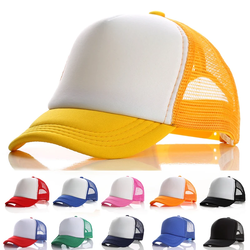 

New Baseball Cap For Kids Baby Boy And Girls Summer Fashion Visors Cap Boys Girls Casual Snapback Hat Mesh Hip Hop Hats Students