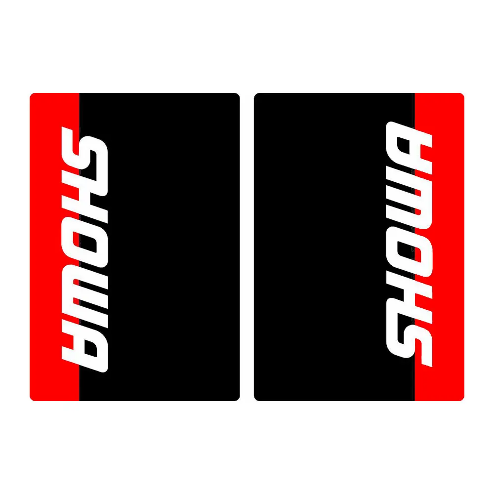 Наклейки для SHOWA Motocross верхняя вилка наклейки графический набор клейкий красный