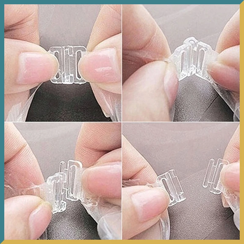 Invisible Silicone Bras For Women Wedding Dress Underwear BraletteClear Strap Multiway Strapless Front Closure Brassiere