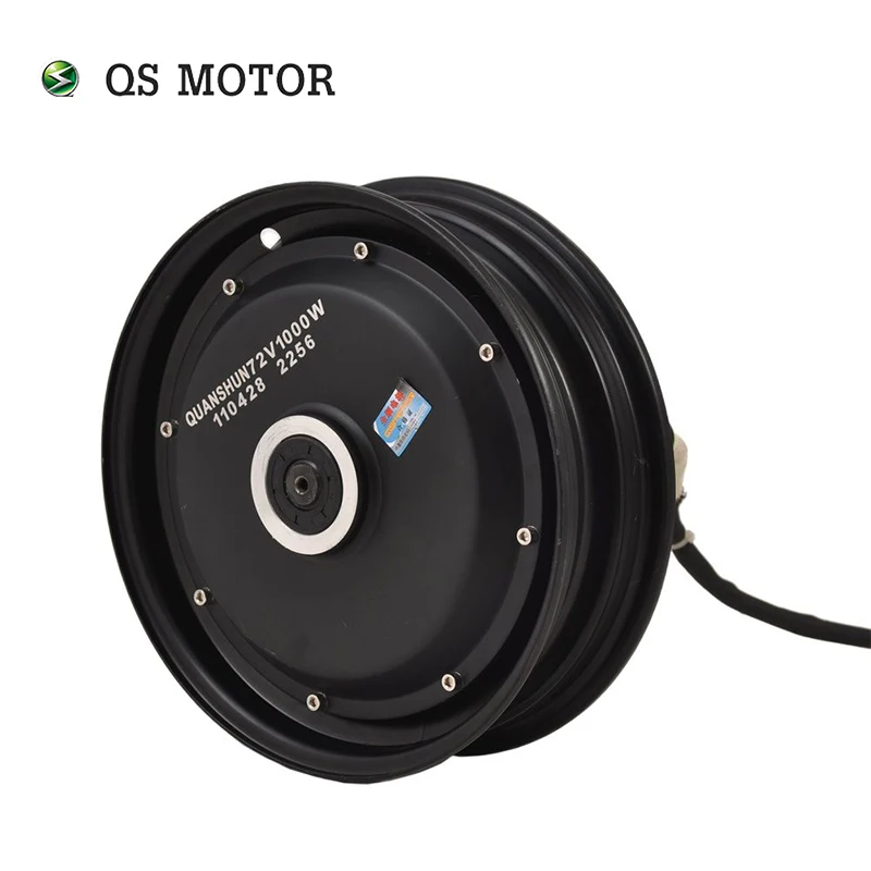 

QS 10inch 1500W 205 40H V3 Brushless DC Electric Scooter Single Shaft Hub Motor