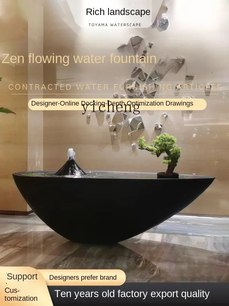 ZK креативный современный простой внутренний и наружный двор от пола до потолка