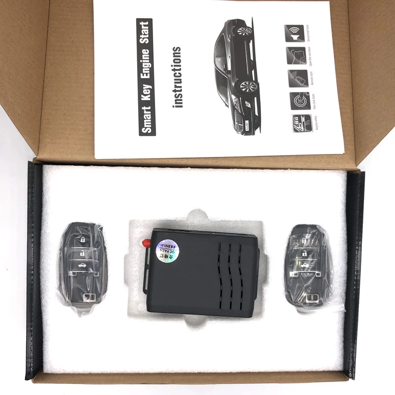 

Car Keyless Entry Smart Remote Engine Start By Phone Control Car Remotely Starter One Button Start Stop Auto Central Locking Kit