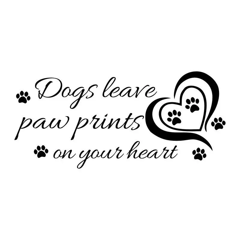 Светоотражающие Виниловые Наклейки В Форме Собачьей Лапы 13 4x6 2 См Сердца Для