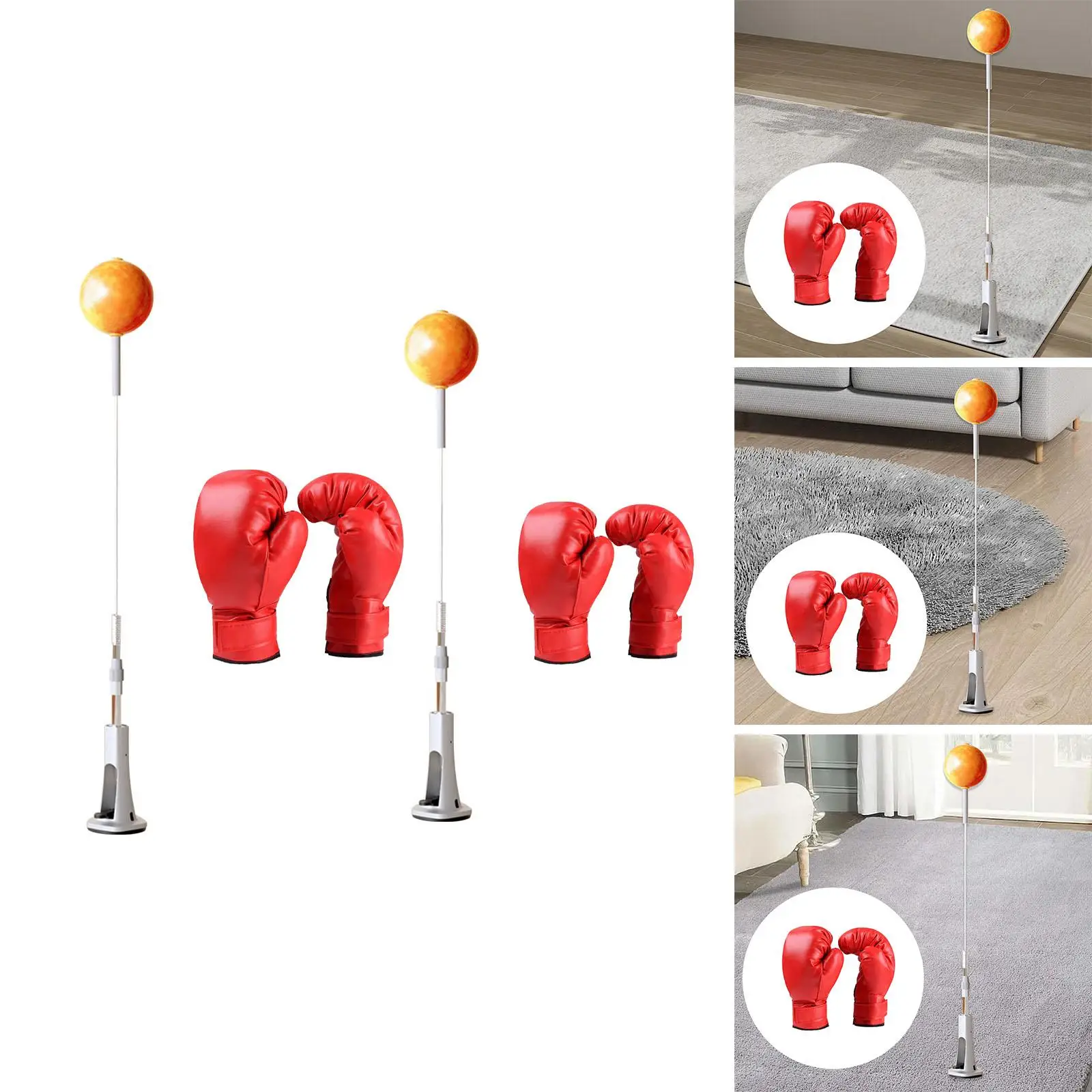 Боксерский мяч для тренировок по высоте с регулируемой скоростью