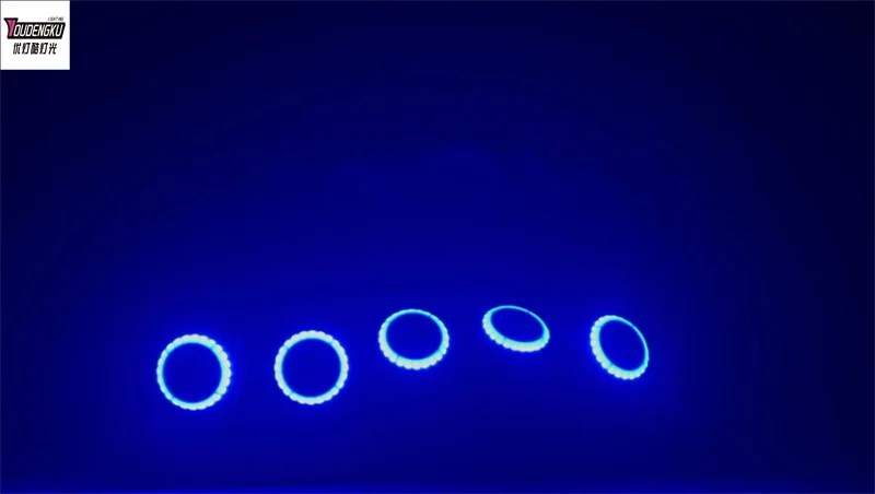 Фото 2 шт. Magic Dot LED 5 головок x 120 Вт DJ диско-клуб пиксельный луч мыть светодиодный светильник с подвижной головкой зум-бар Dj Lights №5