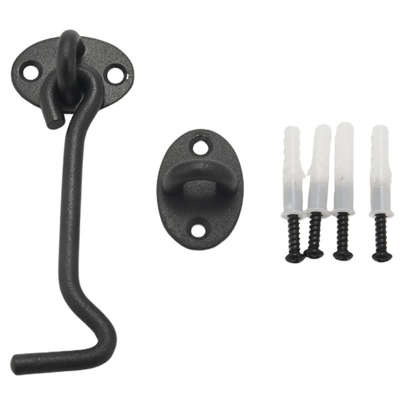 

HOT-2 Pieces 4 Inch Barn Door Lock Barn Door Lock Heavy Solid Door Lock, Provide Higher Security And Privacy, Suitable For Barn