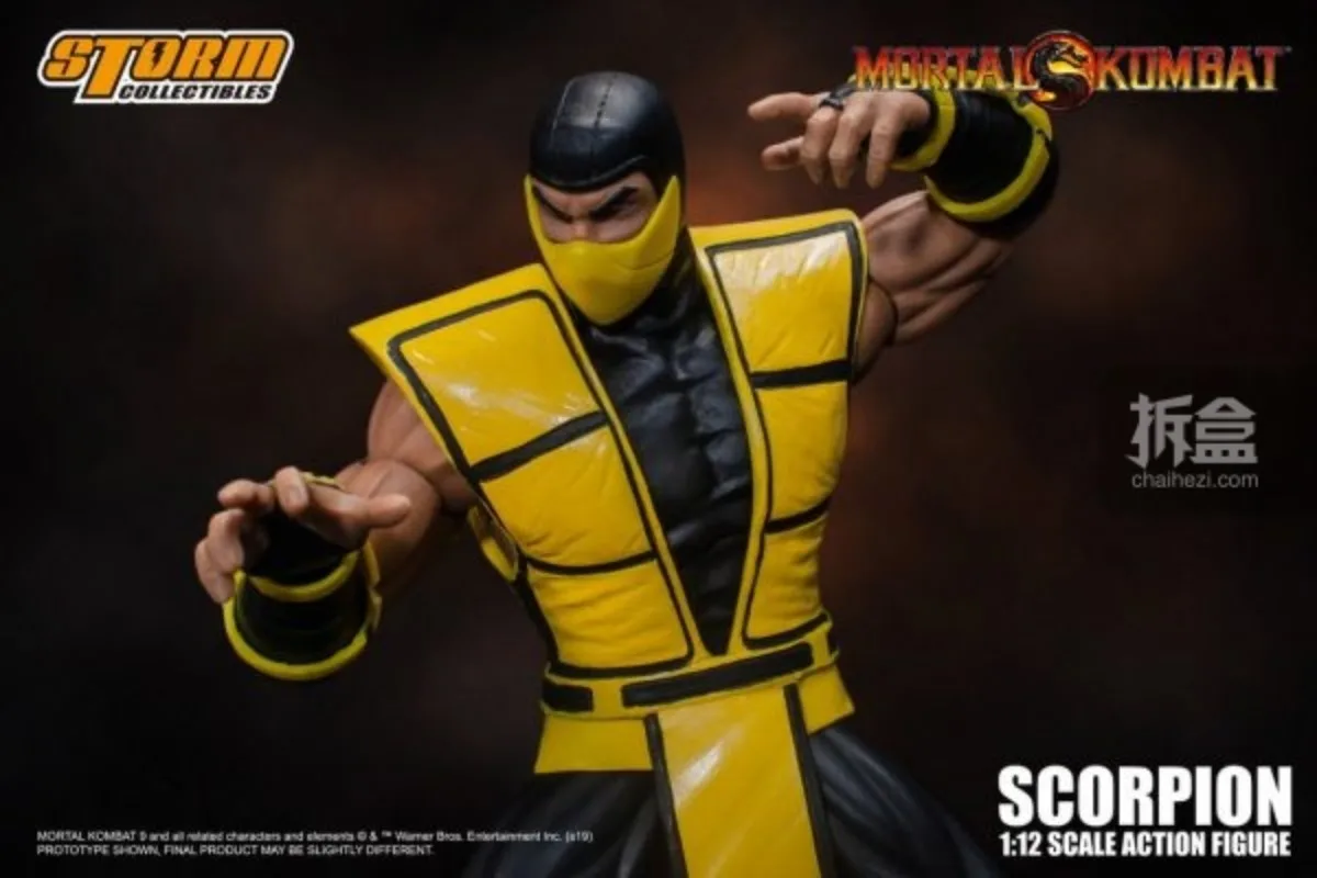Фото Коллекционные фигурки Storm Toys: Оригинальные персонажи серии Mortal Kombat - Суб-Зеро, Скорпион, Найтволф. Модели для файтинг-игр, масштаб 1/12. №5