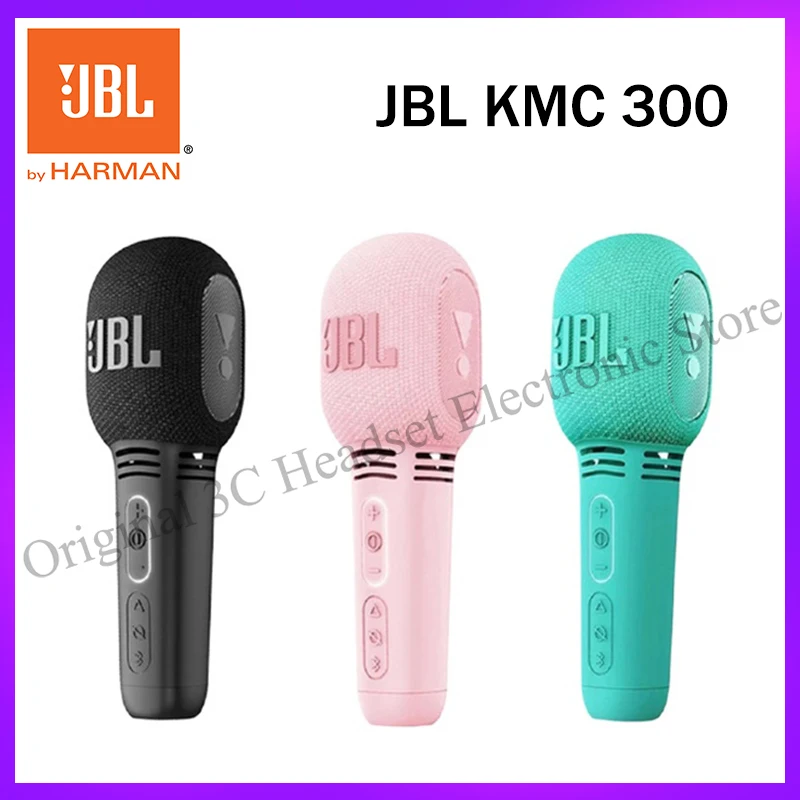 

Original JBL KMC300 Bluetooth Wireless Karaoke Microphone KMC 300 Audio Integrated Wireless Bluetooth Recording KTV Live Party