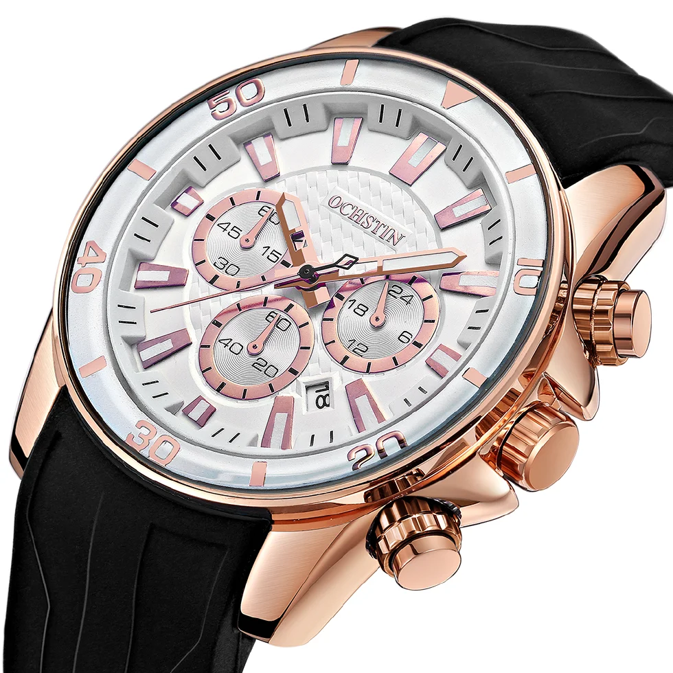 

2021 OCHSTIN Mens Watches Top Luxury Brand Waterproof Sport Men Wrist Watch Chronograph Quartz Military Clock Relogio Masculino