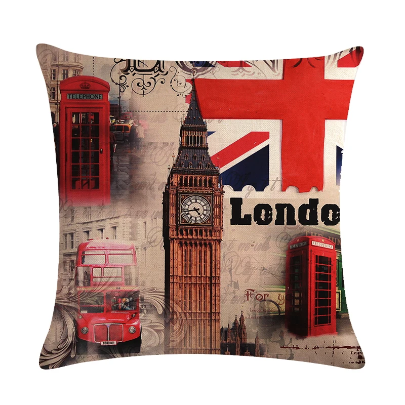 Роскошный чехол для подушки живописный парижские наволочки подушек чехлы