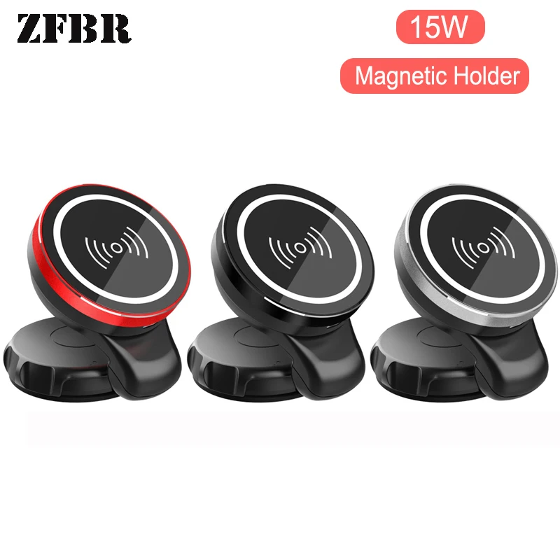 

15W Qi Fast Holder for phone Wireless Charger For iphone 11 pro Max Induction Charger Car Holder For Xiaomi Wireless Chargers