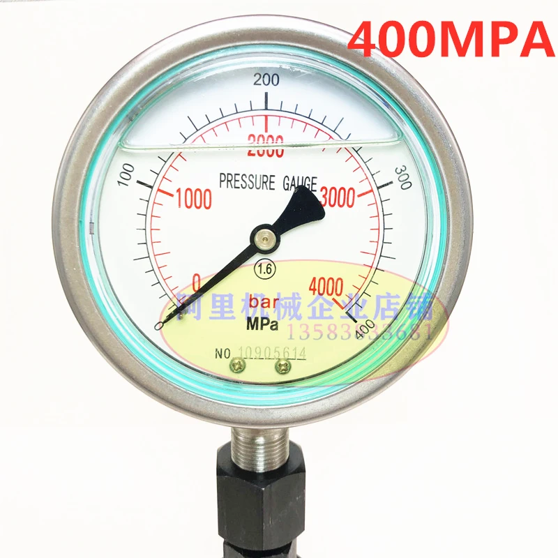 60 МПа 70 МПа 100 МПа 160 МПа 250 МПа 400 МПа винт M20X1, 5 гидравлический Манометр высокого давления Инструменты для ремонта масляных и дизельных насосов