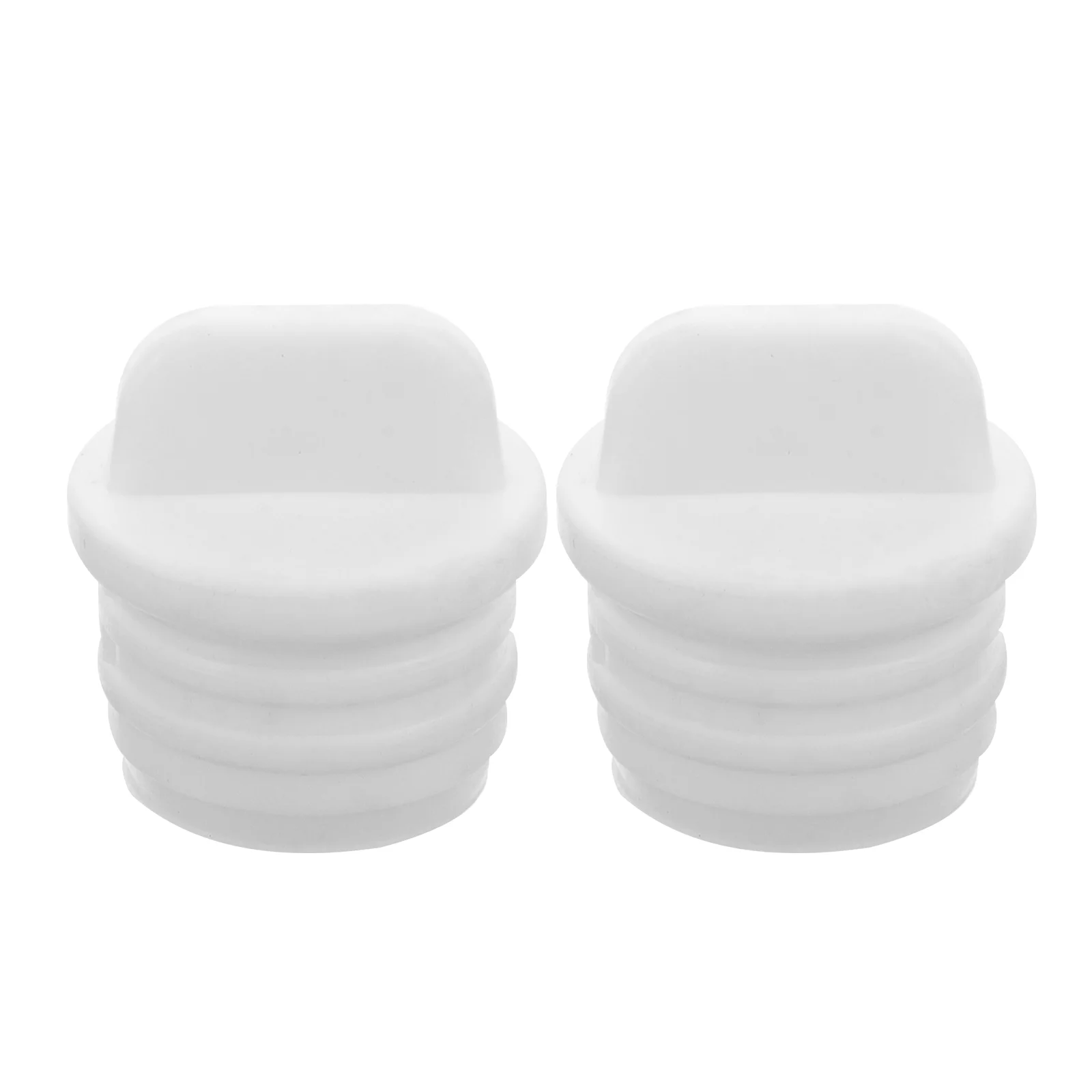 

2 Pcs Snug Plugs Outlets Bucket Stopper Accessories Rubber Sealing Small Mop Supply