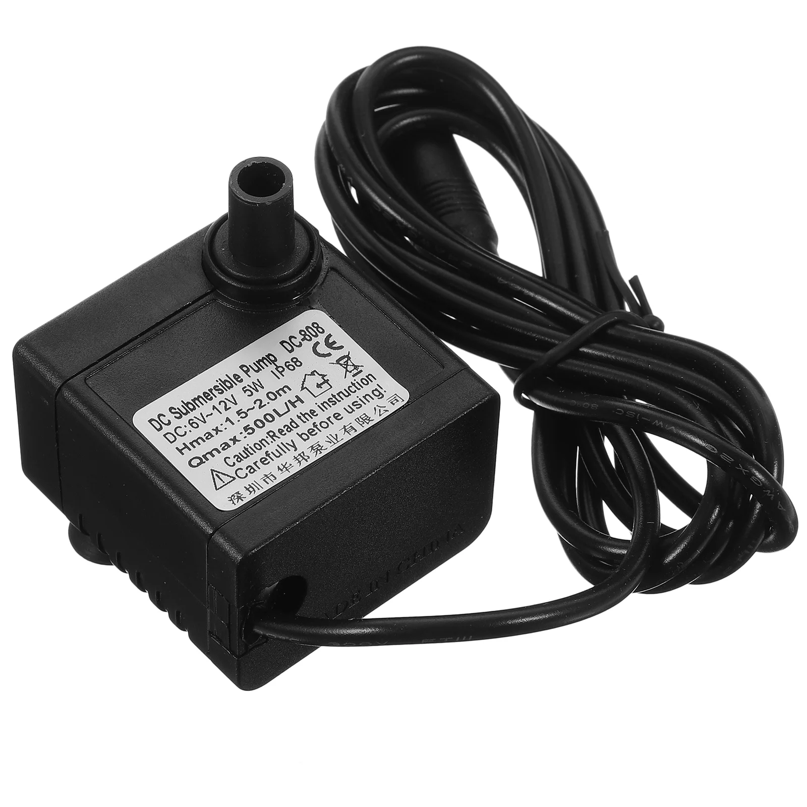 

1pc Submersible Pump DC 6-12V Fresh Water Pump Water Pump for Fish Tank Pond