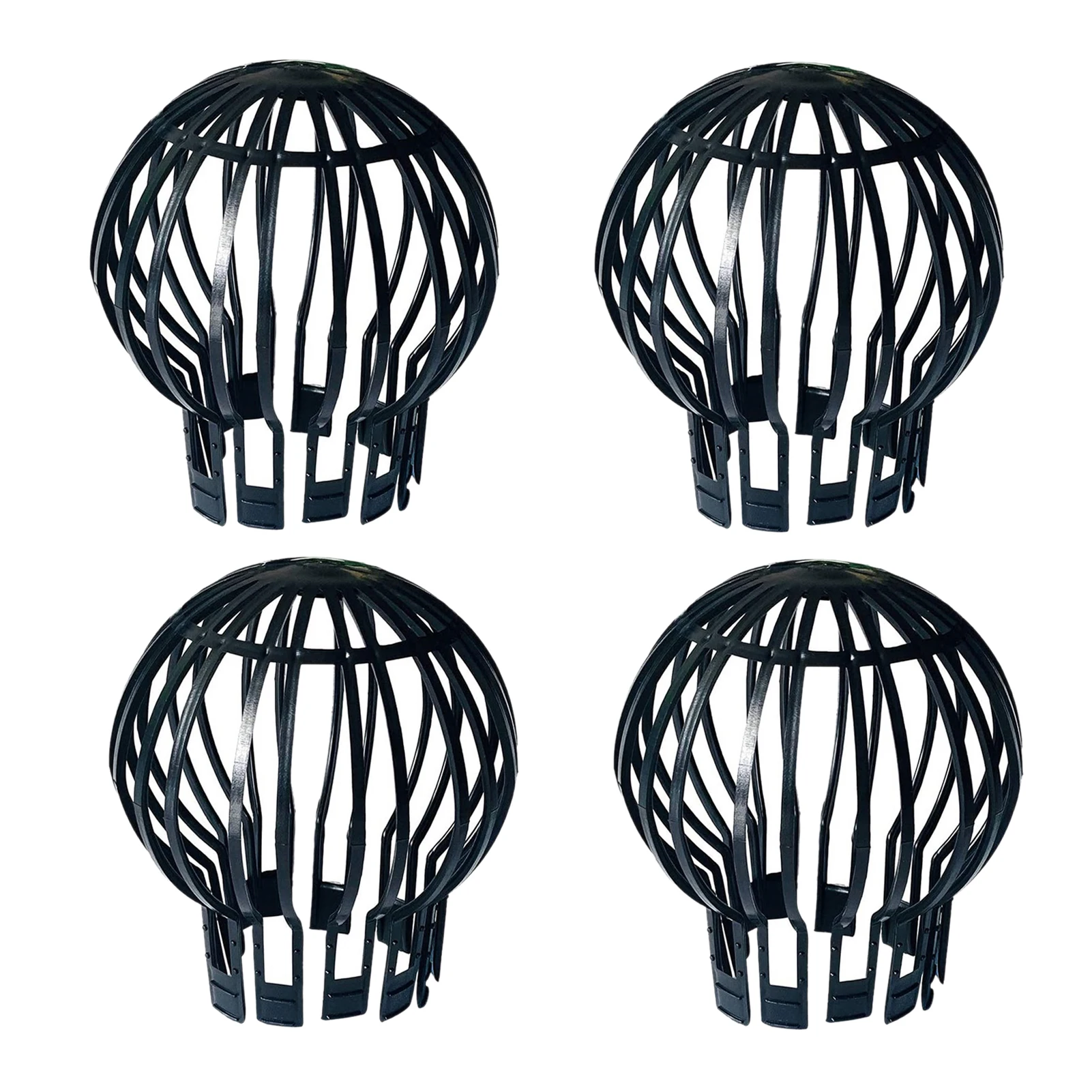 

Roof Drain Downpipe Easy Install Strainer Anti-blocking Gutter Guard Black PP Leaves Protection Filter Garden Home Outdoor