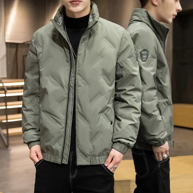 

2023 Men Winter Coat New Classic Warm Fleece Detachable Hat Parkas Jacket Coat Men Outwear Outfits Pockets Parka Jackets Men