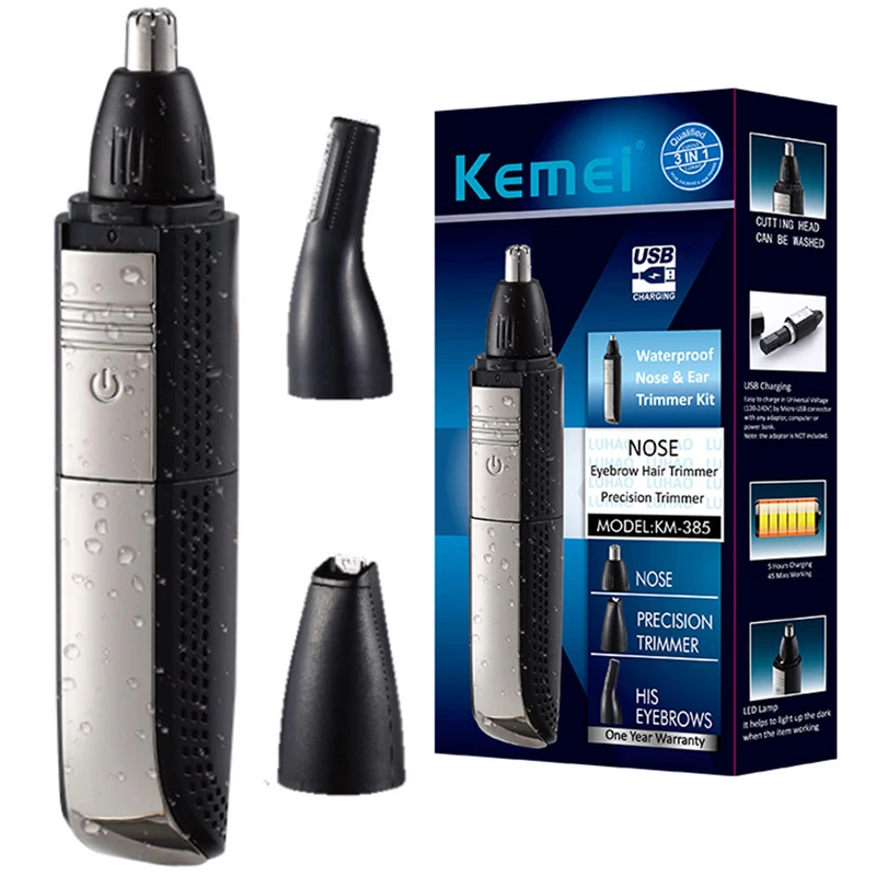 3 в 1 мужской триммер для удаления волос носу и ушах | Бытовая техника