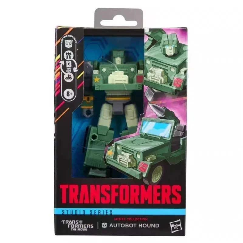 Фото В наличии: Игрушки Hasbro Transformers Studio Series MTMTE, модели Автоботов Hound, аниме-фигурки, роботы, экшн-фигурки, подарки, товары для хобби. №5