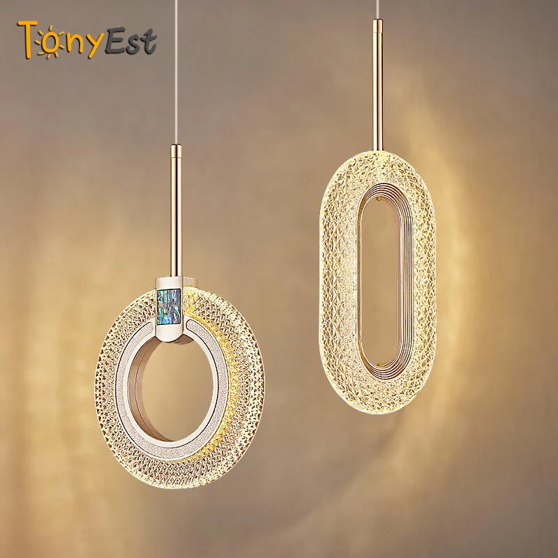 

Подвесной светильник в скандинавском стиле, комнатное освещение, украшение для гостиной, дома, лестницы, квартиры, светодиодный потолочный ...