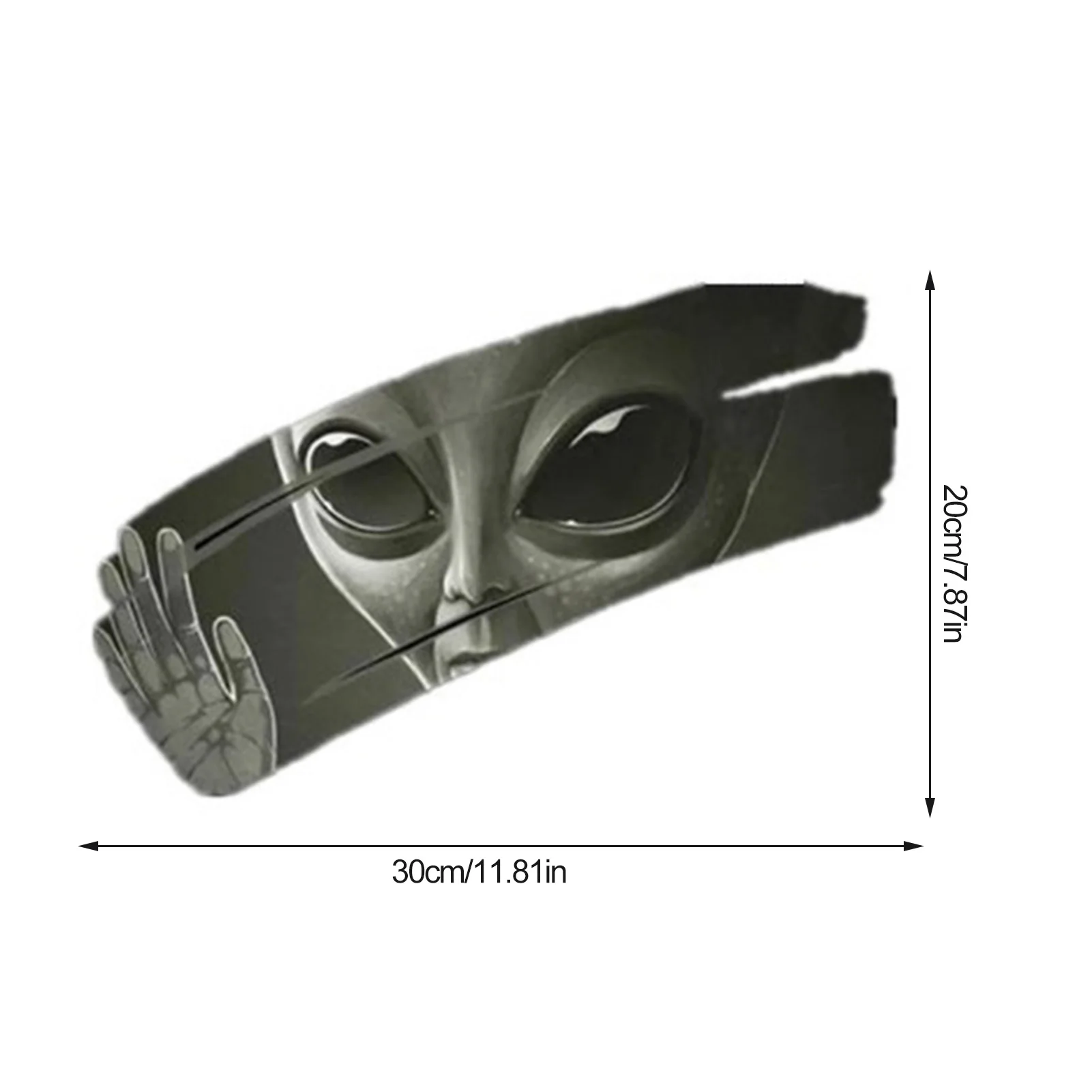 Самоклеящаяся виниловая наклейка 3Д с инопланетянинами для автомобильных гонок