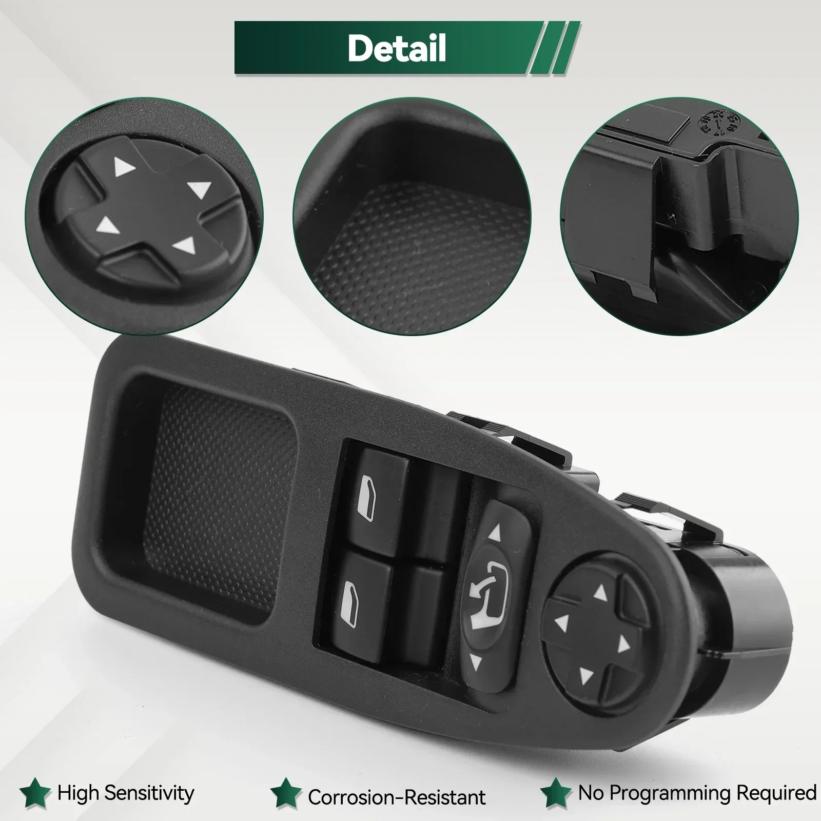 6554ZJ 6554.ZJ для Fiat Scudo Citroen Jumpy Dispatch Peugeot Expert кнопка управления стеклоподъемником