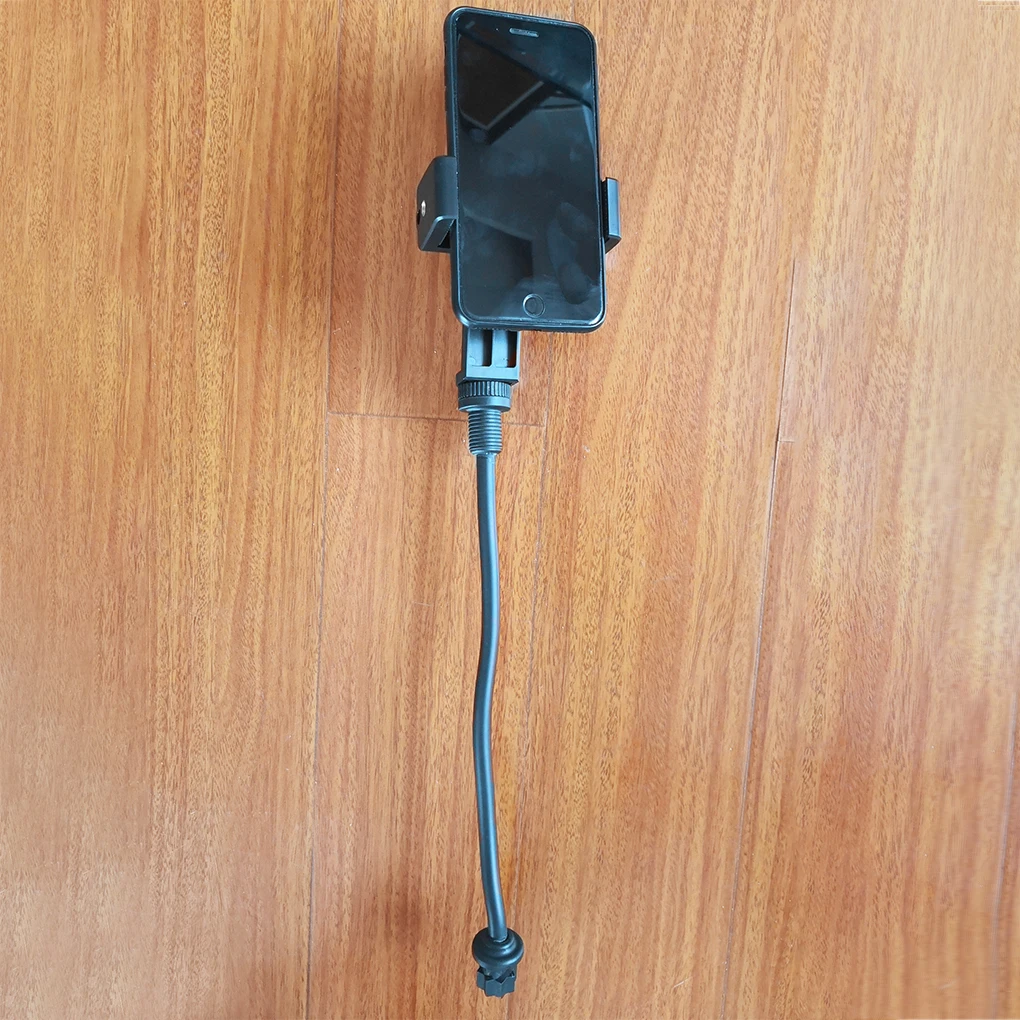 

Алюминиевая лодка для мобильного телефона 16 9 дюймов Регулируемая вращающаяся на 360 градусов рыба Держатель датчика крепежи для яхты с осно...