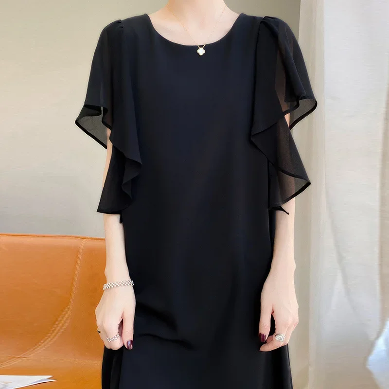 Платье из натурального шелка во французском стиле женское новое летнее атласное