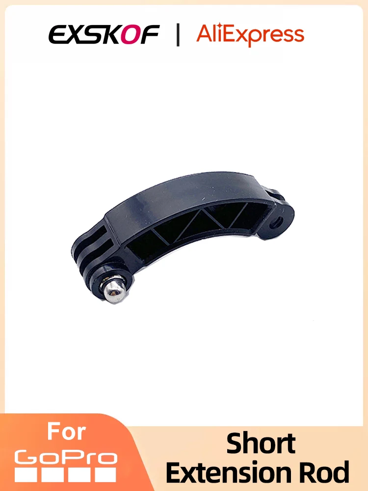 

Action Camera Short Extension Rod Short Curved Rod Helmet Bracket Extended Curved Rod For GoPro Hero 11 10 9 SJCAM AKASO EKEN YI