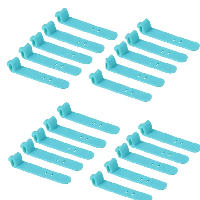 

20/4PCS Cable Winder Organizer Silicone Earphone Clips Wire Cord Management Buckle Straps Cellphone Accessories Organization