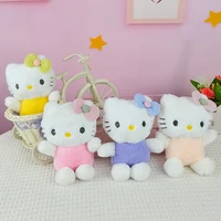 kawaii sanrio keychain hellokittys cartoon cute sweet simple bag pendant anime boutique plush accessories girl birthday gift