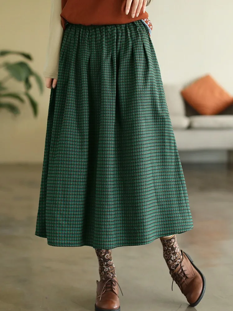 Женские повседневные юбки Новое поступление осень 2022 винтажная стильная