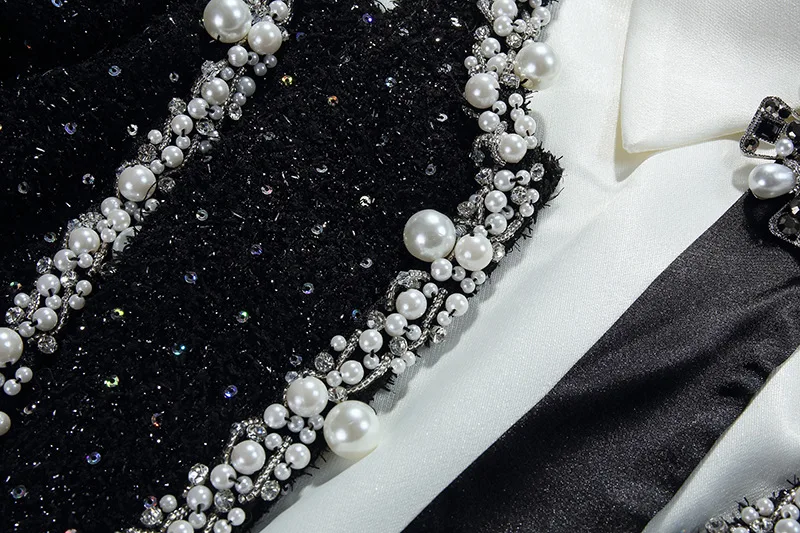 Женская одежда облегающее ТРАПЕЦИЕВИДНОЕ ПЛАТЬЕ с блестками и тяжелыми бусинами