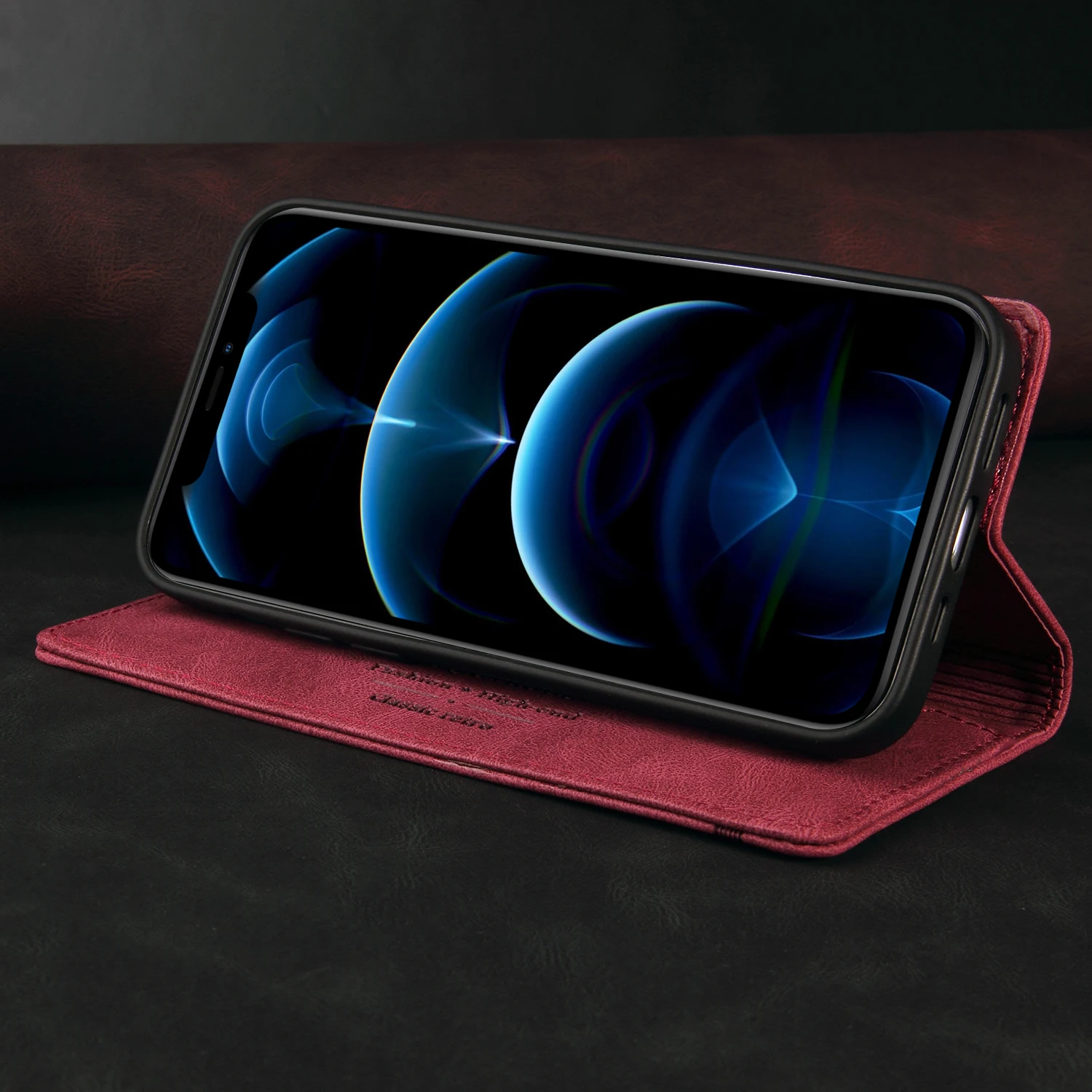 Кожаный флип-чехол для Sony Xperia XZ1 XZ3 XZ4 XZ5 держатель с магнитной подставкой телефона