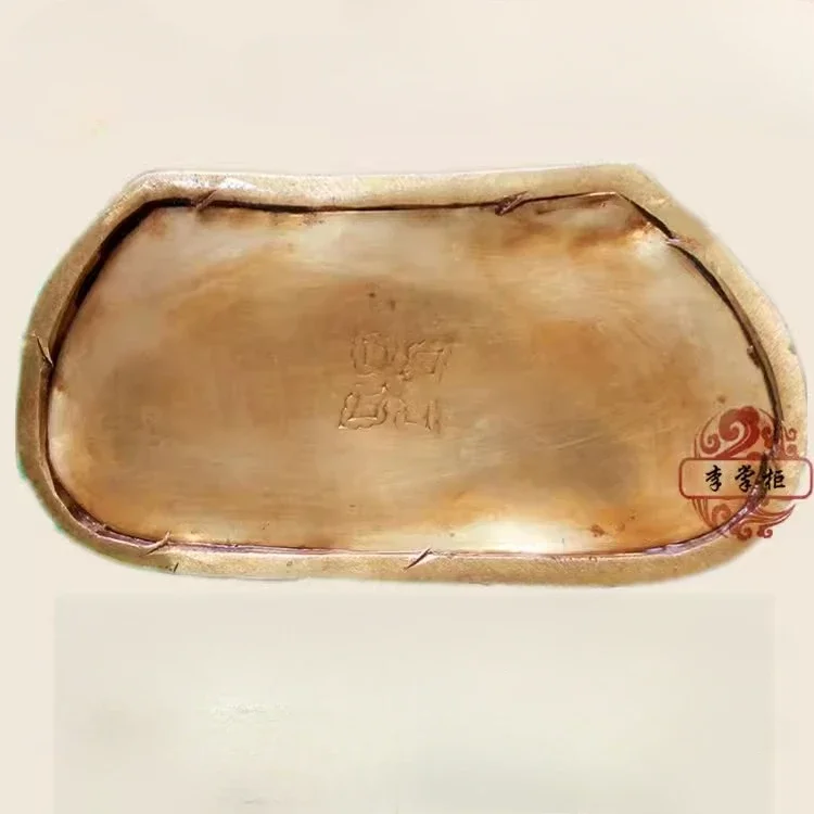 22 см Непальская тибетская латунь Будда Намигиалма с тремя сторонами и восемью