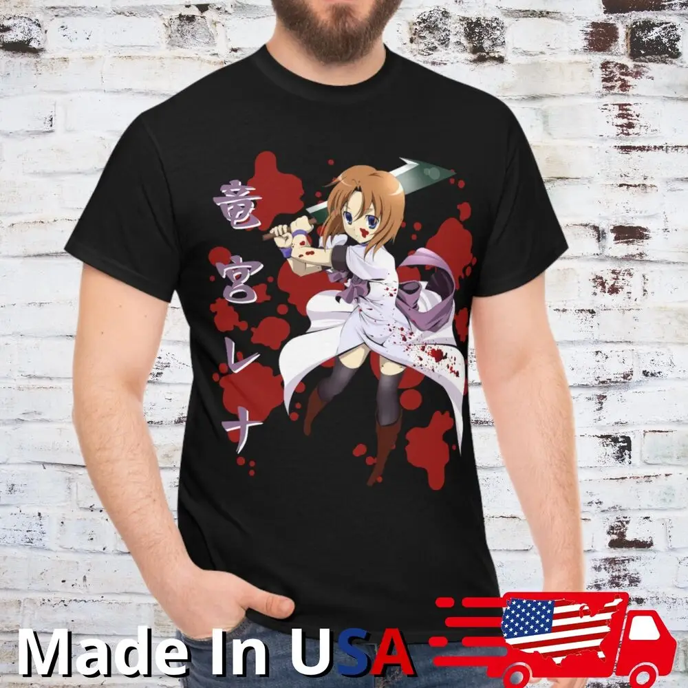 Футболка Rena Waifu yani Kawaii косплей аниме ужас манга Япония хигураси