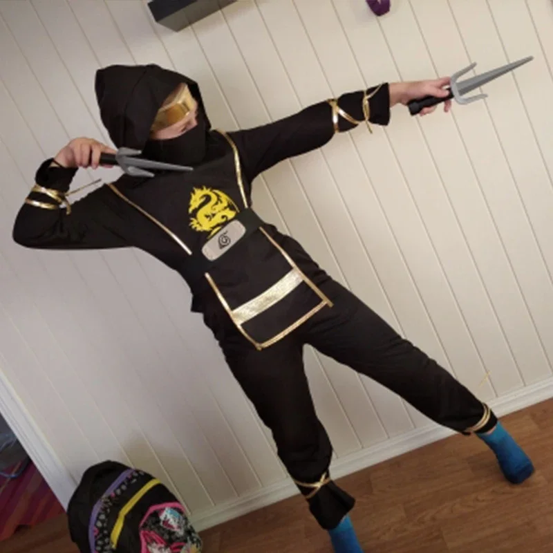 Детский костюм ниндзя Карнавальный для мальчиков и девочек