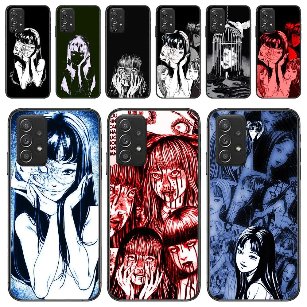 

Japanese horror comic Tomi for Samsung Galaxy A51 A50 A52 5G A20E A60 A20S A71 A40 A40S A90 A70 A32 A30 A70 A21S Phone case