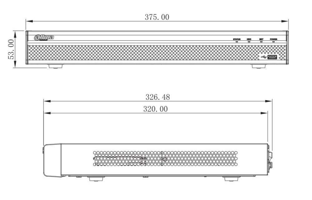 Сетевой видеорегистратор Dahua 16 каналов 1U 16PoE 4K и H.265 Pro | Безопасность защита