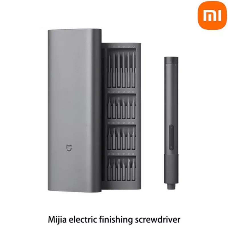 

Xiaomi Mijia Electrical Precision Screwdriver Kit 2 Gear Torque Control 400 Screw 1 Type-C Rechargeable Magnetic Aluminum Case
